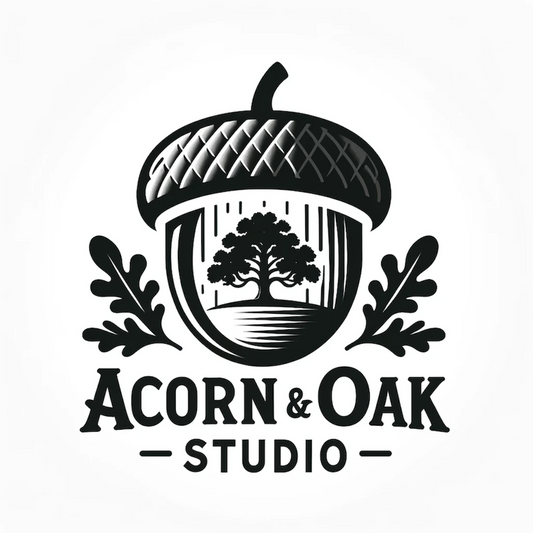 Acorn & Oak Studio Logo